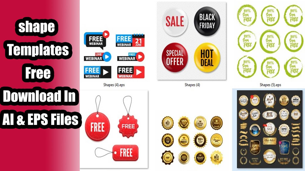shape  Templates Free Download In AI & EPS Files