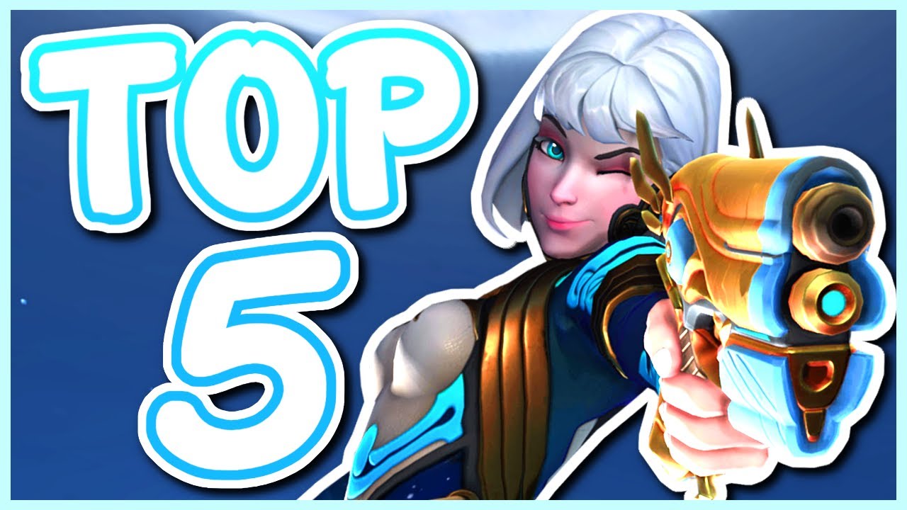 Overwatch - THE TOP 5 BEST ALL STARS SKINS