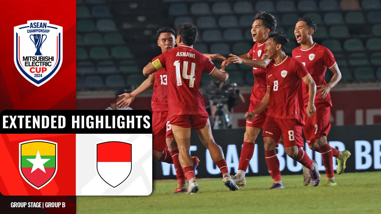 🇲🇲 Myanmar vs Indonesia 🇮🇩 (ASEAN Mitsubishi Electric Cup 2024: Group Stage Extended Highlights)