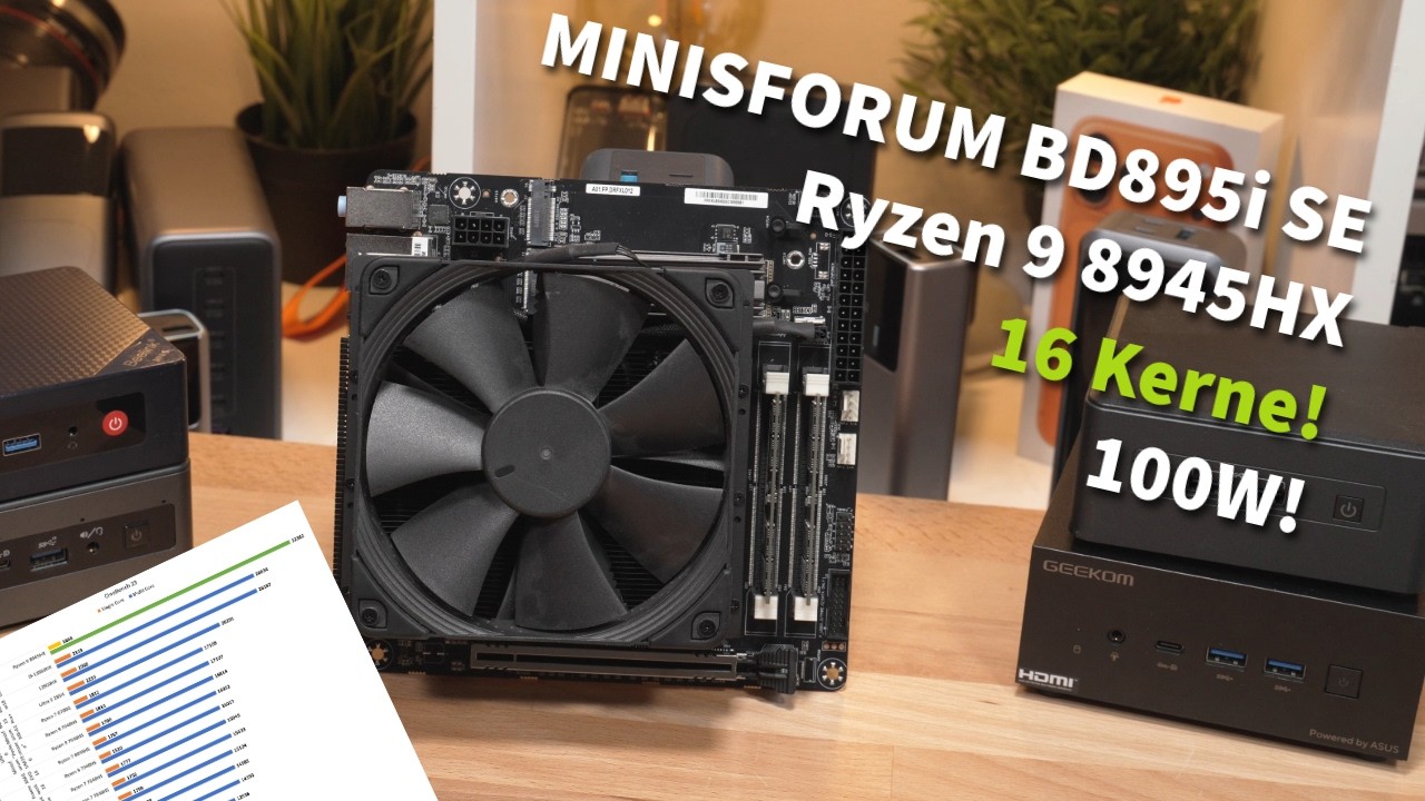 440 &euro; f&uuml;r 16 Kerne: MINISFORUM BD895i SE im Test (Ryzen 9 8945HX)