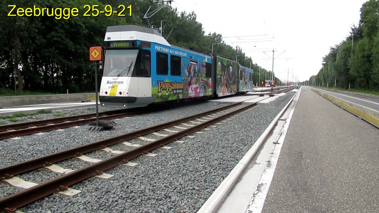 België De Kusttram Werken september 2021