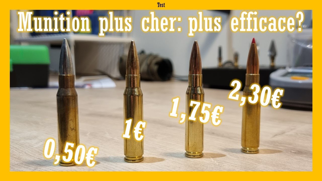 Les meilleures munitions en 308W: surplus, training, match ou recharg&eacute;?
