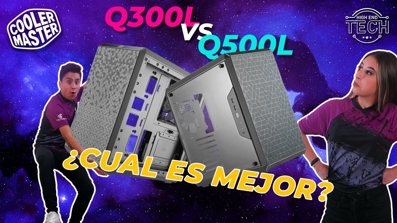 Diferencia entre la caja Q300L VS Q500L de Cooler Master (EN ESPAÑOL) -High end Tech