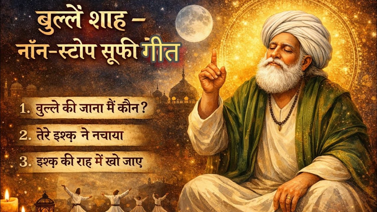 बुल्ले शाह – नॉन-स्टॉप सूफ़ी गीत | बुल्ले की जाना मैं कौन | सूफ़ी कलाम