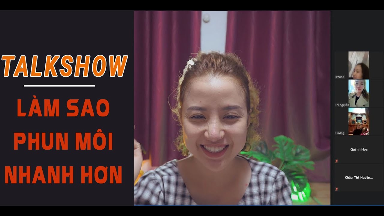 L&agrave;m sao phun m&ocirc;i nhanh hơn  |Talkshow | Jolie Nguyen