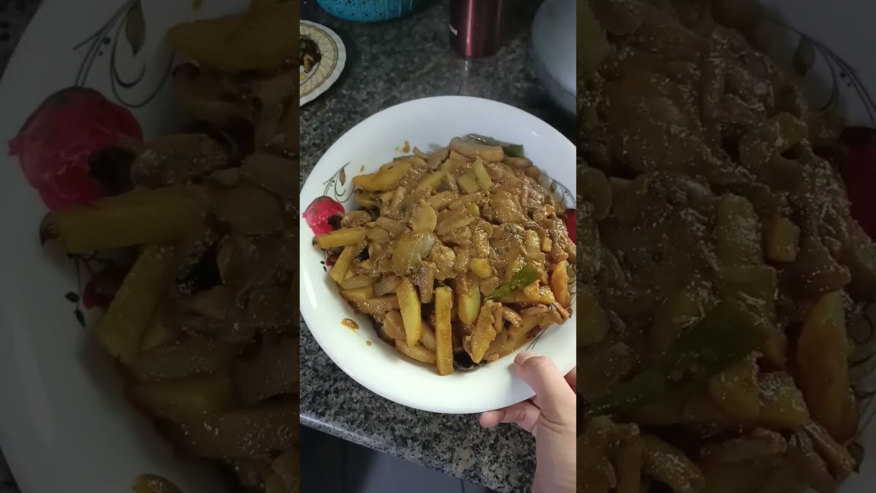Mushrooms aloo Recipe 🍄👌😋 #youtubevideo #youtube #recipe #mushroom