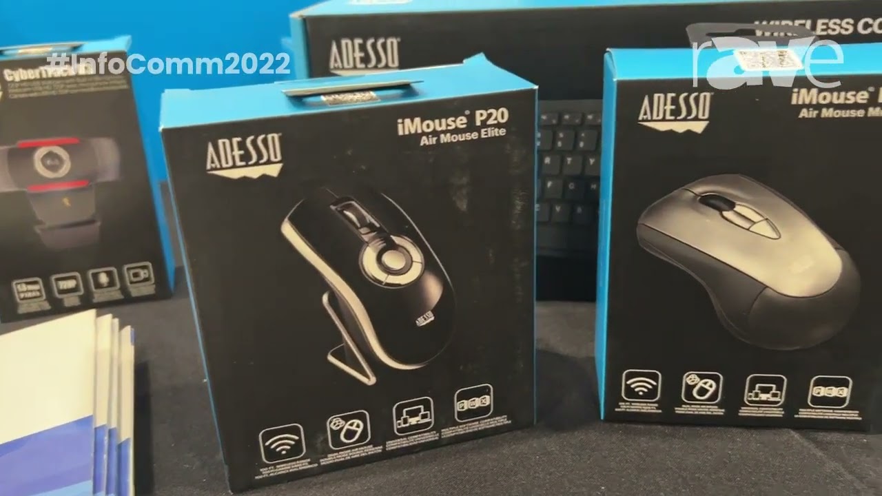 InfoComm 2022: Adesso представляет мыши iMouse Air и компактную беспроводную клавиатуру