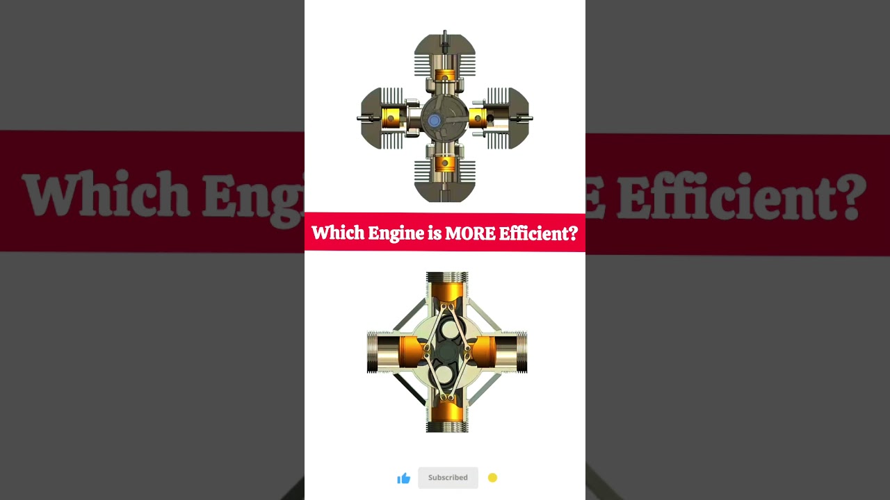 Can THIS Engine Beat a Boxer for Efficiency? 🤔 #automobile #engineering #shorts