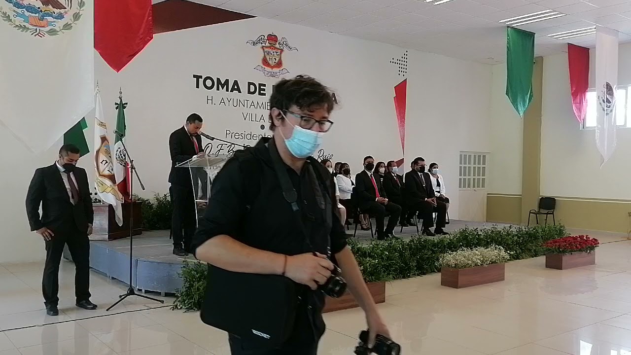 TOMA DE PROTESTA DEL PRESIDENTE MUNICIPAL 2021-2024 QFB. Pier Michel R&iacute;os Ruiz.