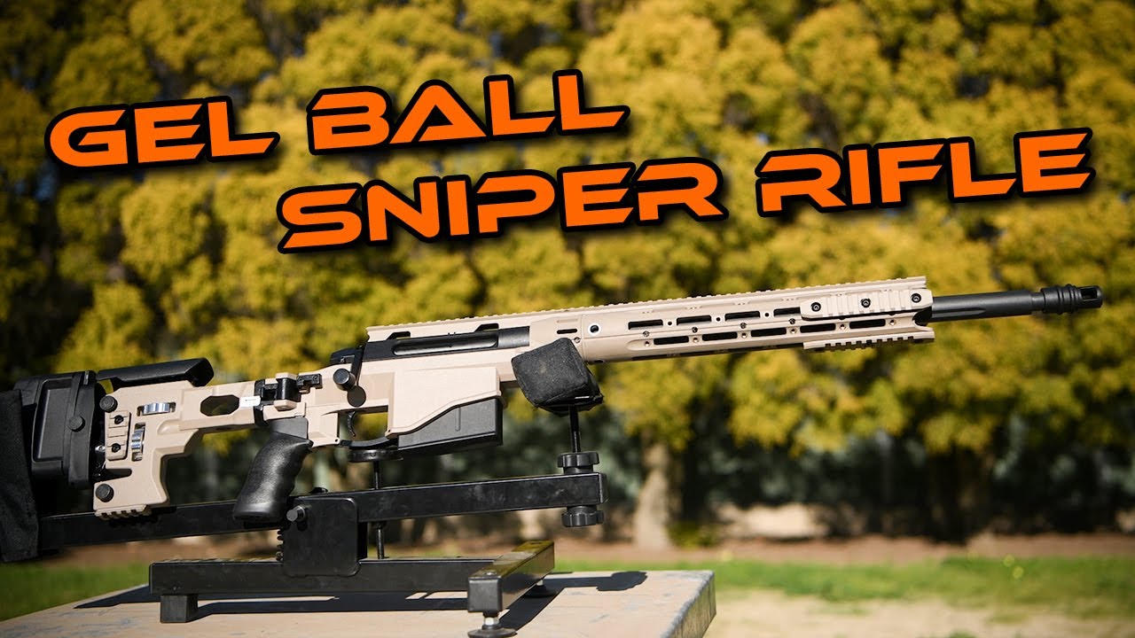 Remington MSR Gel Ball Blaster Sniper Rifle - Tested!