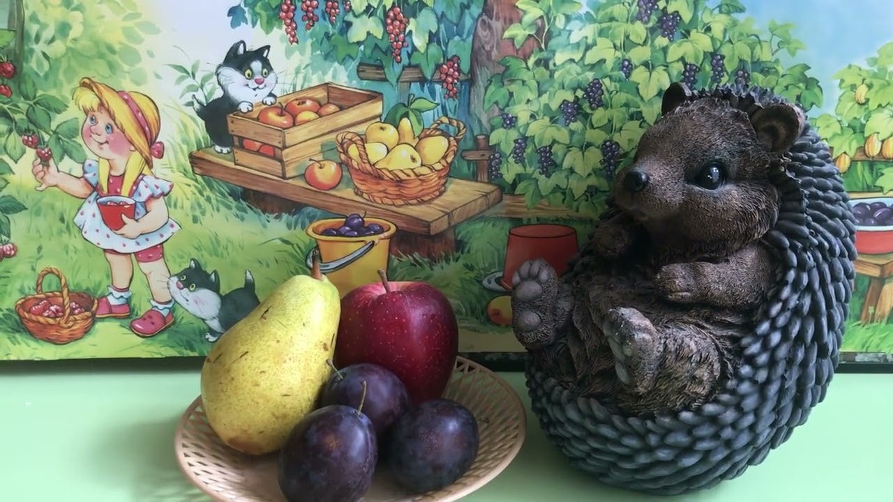 Аплікація «Фрукти на тарілочці». Молодша група.
