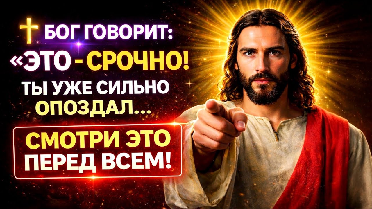 ✝️💫БОГ ГОВОРИТ: «ТЫ УЖЕ ОЧЕНЬ ОПОЗДАЛ» ~ Божье послание сегодня ~ Божье послание сейчас