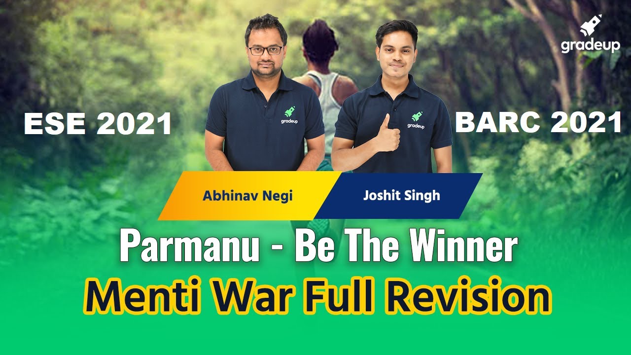 ESE / BARC 2021 Civil | Full Revision Menti War | By Abhinav & Joshit Sir