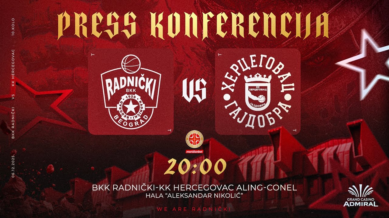Press KLS | BKK Radnički-KK Hercegovac, 10.kolo - 06.12.2025.
