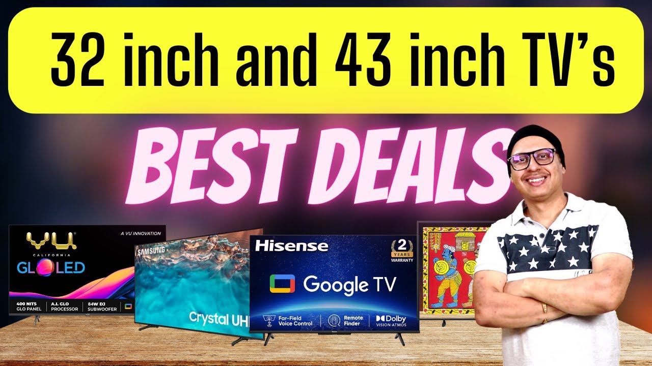 Amazon Great Indian Festival Sale 2023 🔥 Best 32 inch TV and Best 43 inch TV deals