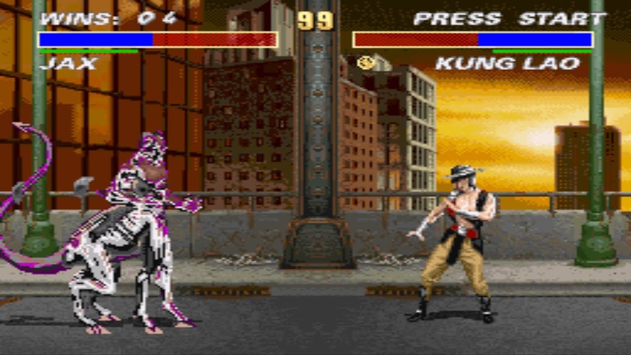 Mortal Kombat 3 [SNES] - Motaro on other backgrounds