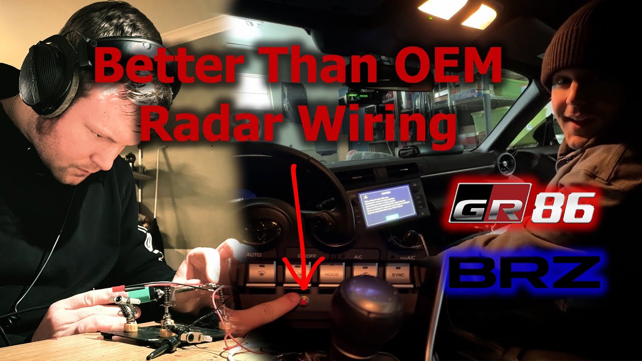 DIY Radar and  Dashcam Harness With Center Console Mute Button
