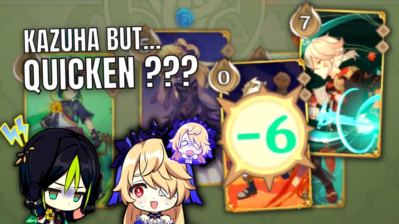 Kazuha Quicken, Does It Work?? | Genshin Impact TCG