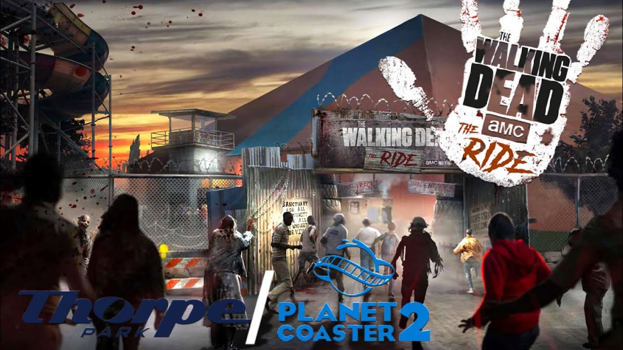 THE WALKING DEAD: THE RIDE. PLANET COASTER 2 RECREATION