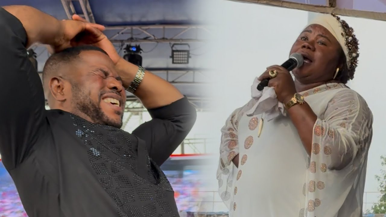 SEE YINKA AYEFELE’S REACTION MOMENT ESTER IGBEKELE PREACH AGAINST INDISCIPLINE AT JUDAH PRAISE 2006 