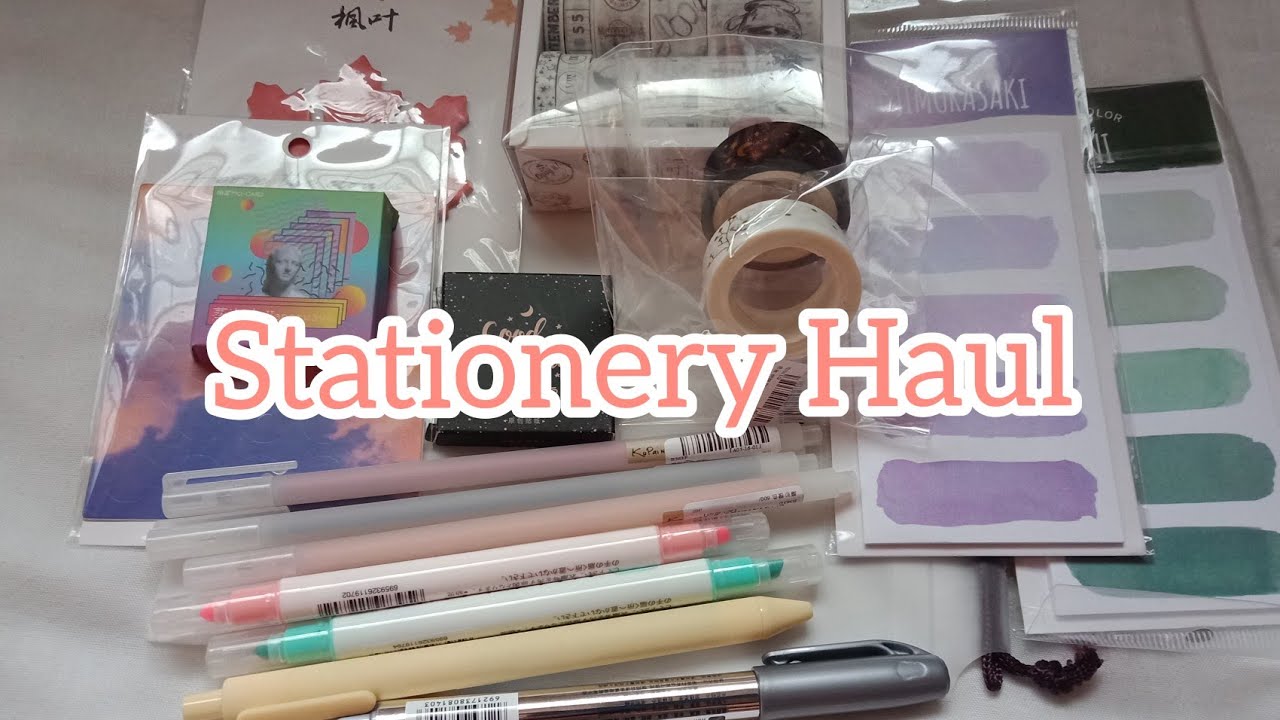 📌mini stationery haul \\salamat shopee ☁