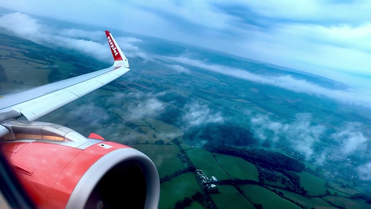 (4K HDR) Easyjet A320-251N Takeoff from Bristol