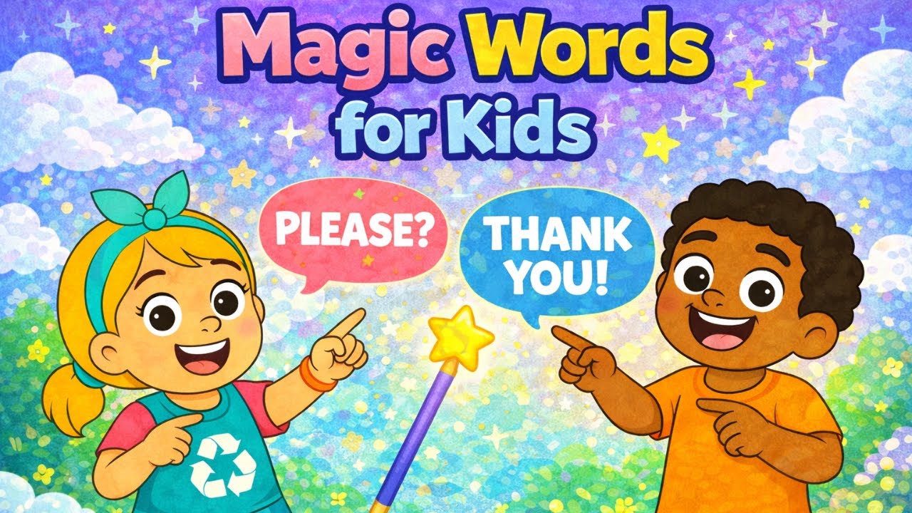 Magic Words for Kids | Learn to Say Please and Thank You | Good Manners & Kindness Lesson