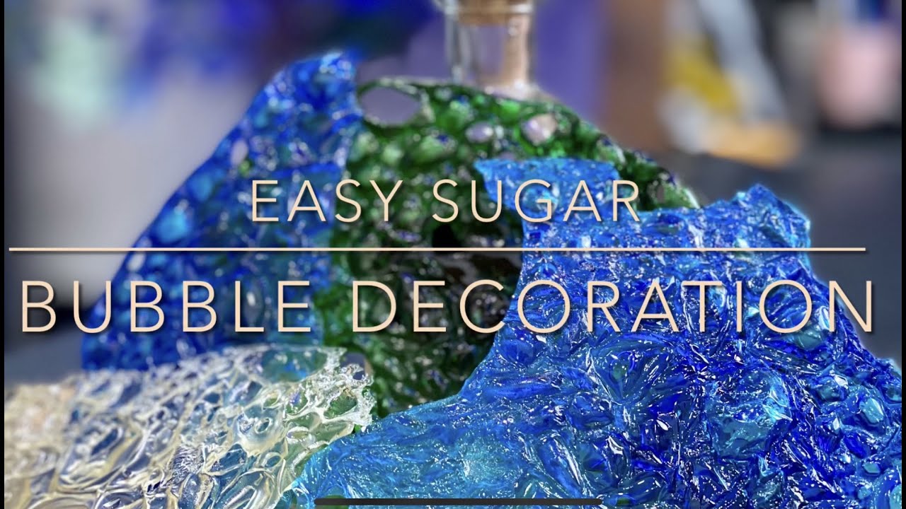 SUGAR BUBBLES DECORATION | ONE INGREDIENT