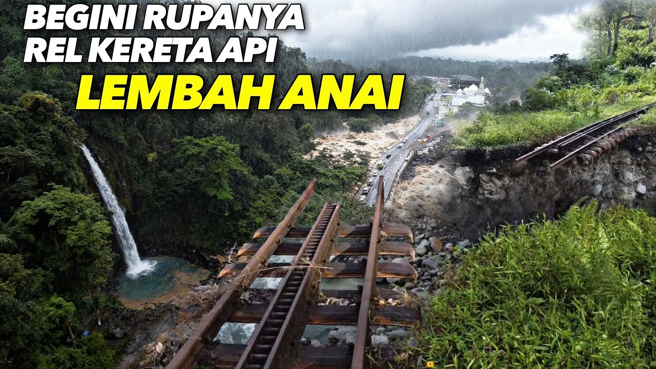 Menjelajahi Rel Kereta Api LEMBAH ANAI Sekarang