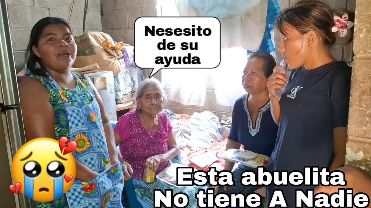 😭Rosi No Pudo Contener Sus lagrimas😭Tr!Ste Historia De la abuelita No tiene Hijos💔