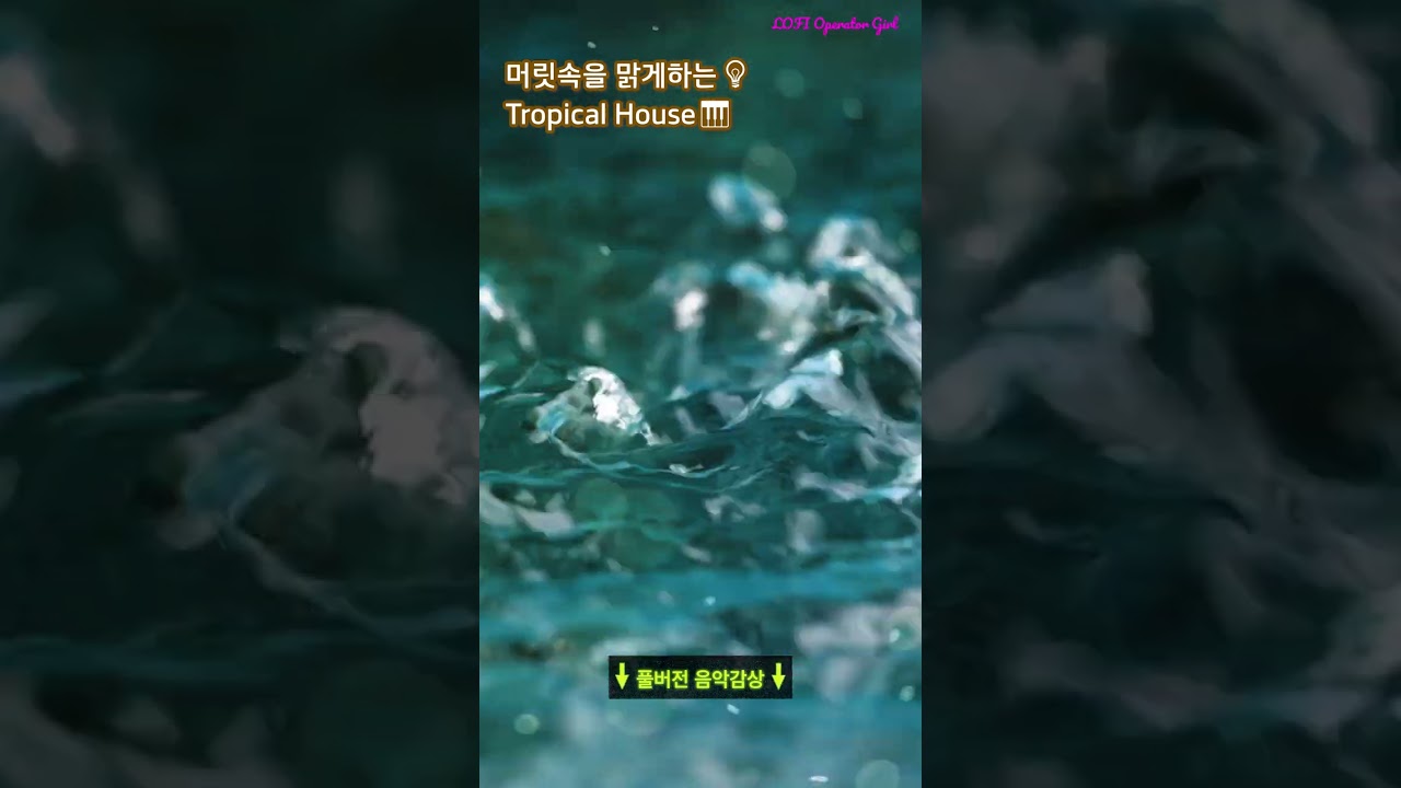 머릿속을 맑게하는💡 Tropical House🎹Study to/Tropical house/EDM #lofi #piano #music #relax