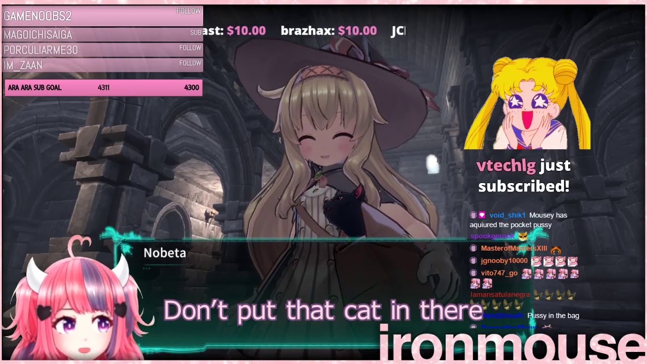 Little Witch Nobeta Experience (ironmouse Highlights)