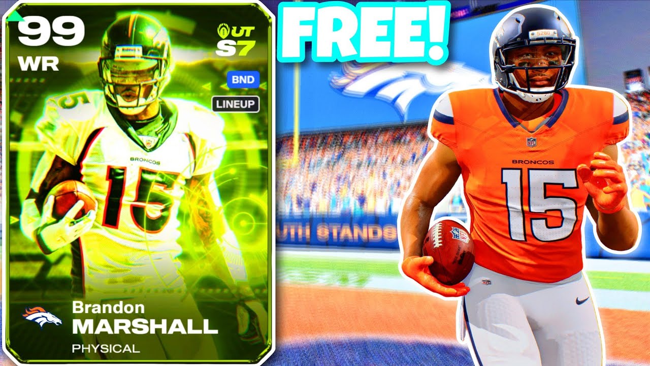 *БЕСПЛАТНО* Брэндон Маршалл с рейтингом 98 — настоящий монстр в Madden 26 Ultimate Team! ОБЯЗАТЕЛ...