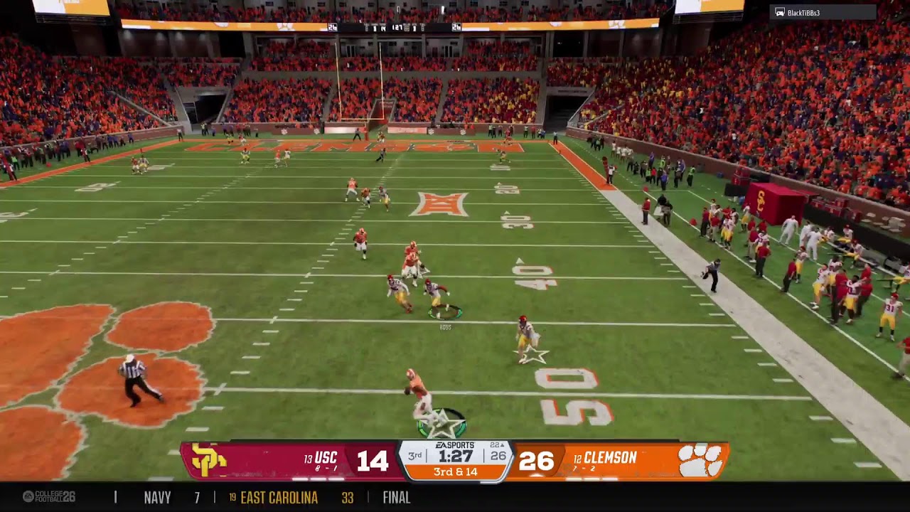 Elite NCAA S8 W11 Vs Clem