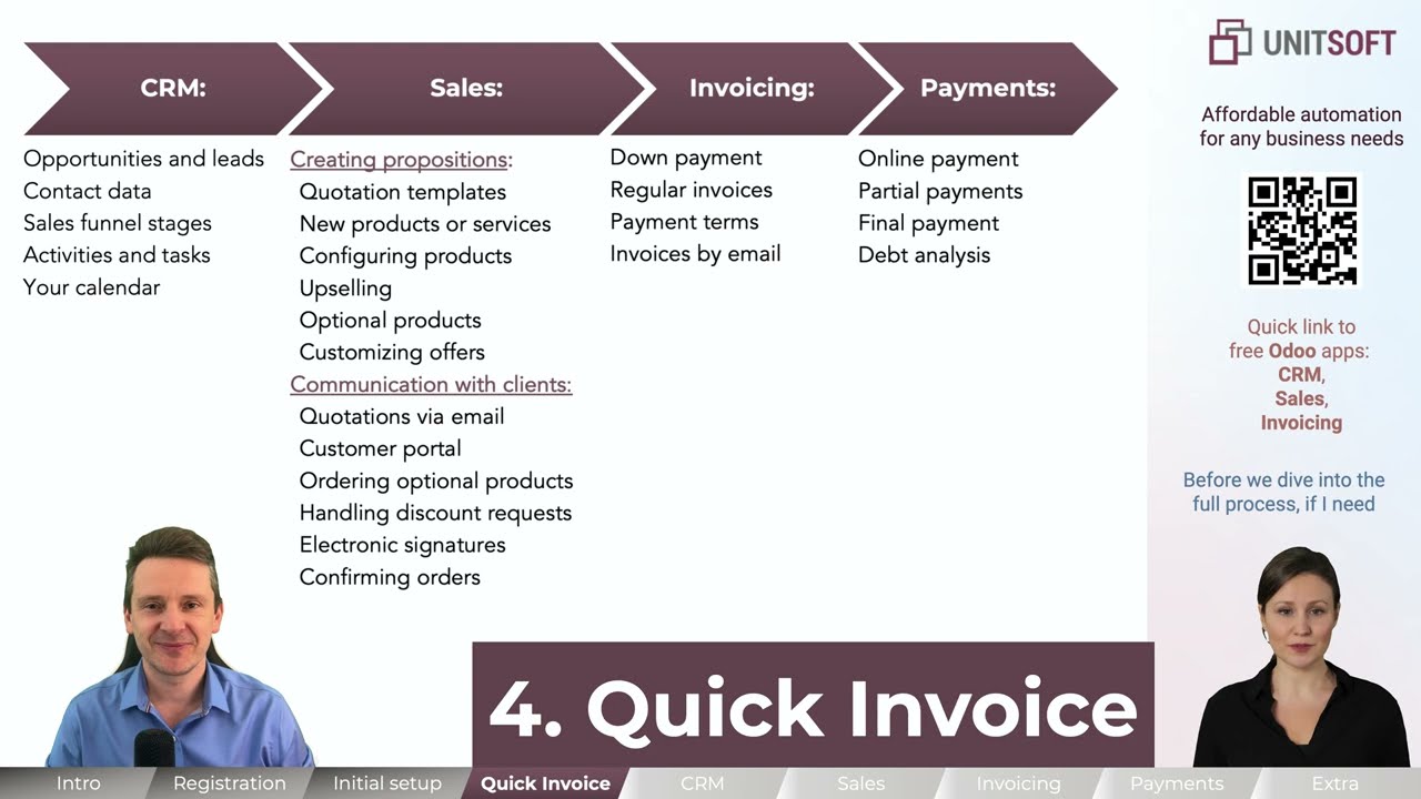 Creating Quick Invoices for free | Odoo Tutorial Part 2.4