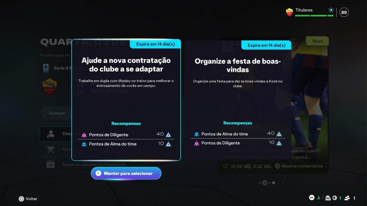 Jogando com a lenda do roma 