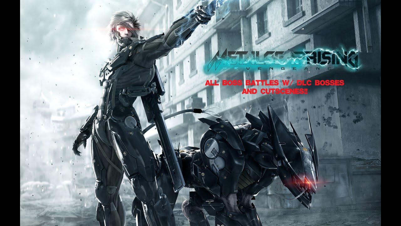 Metal Gear Rising Revengeance All Boss Battle W/ DLC Bosses And Cutscenes