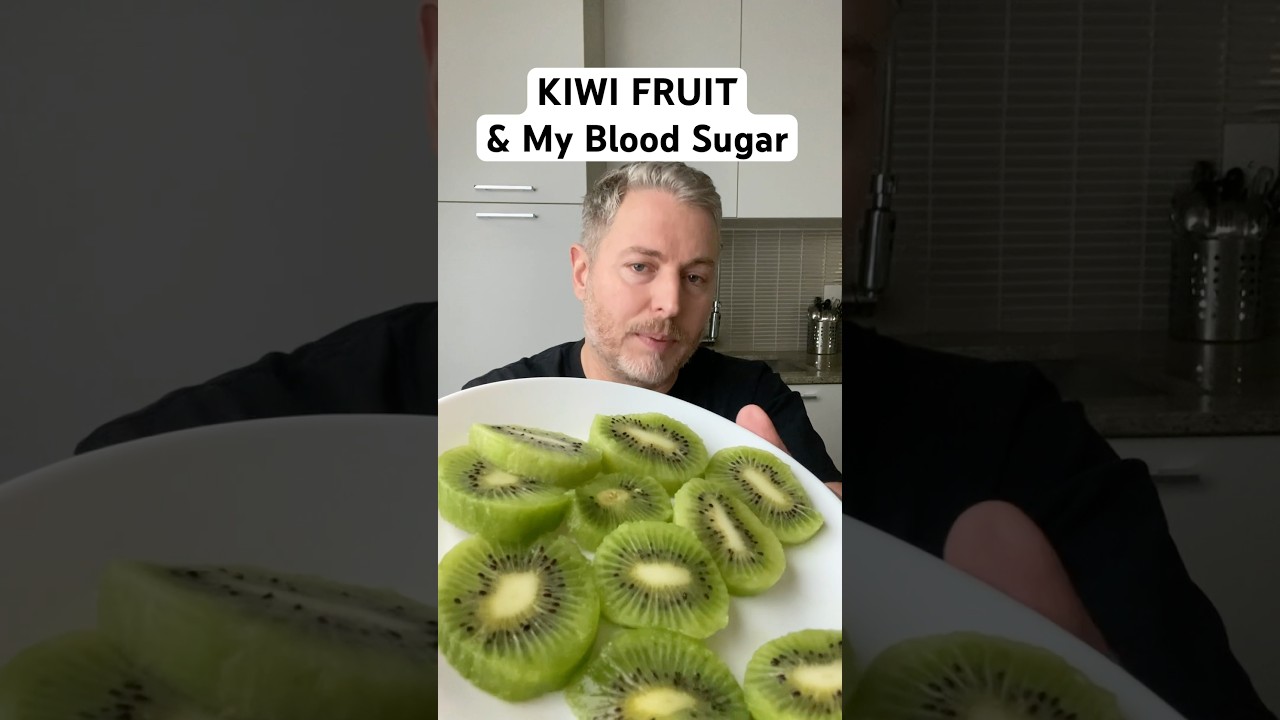 Fresh kiwi fruit and my blood sugar.  ￼