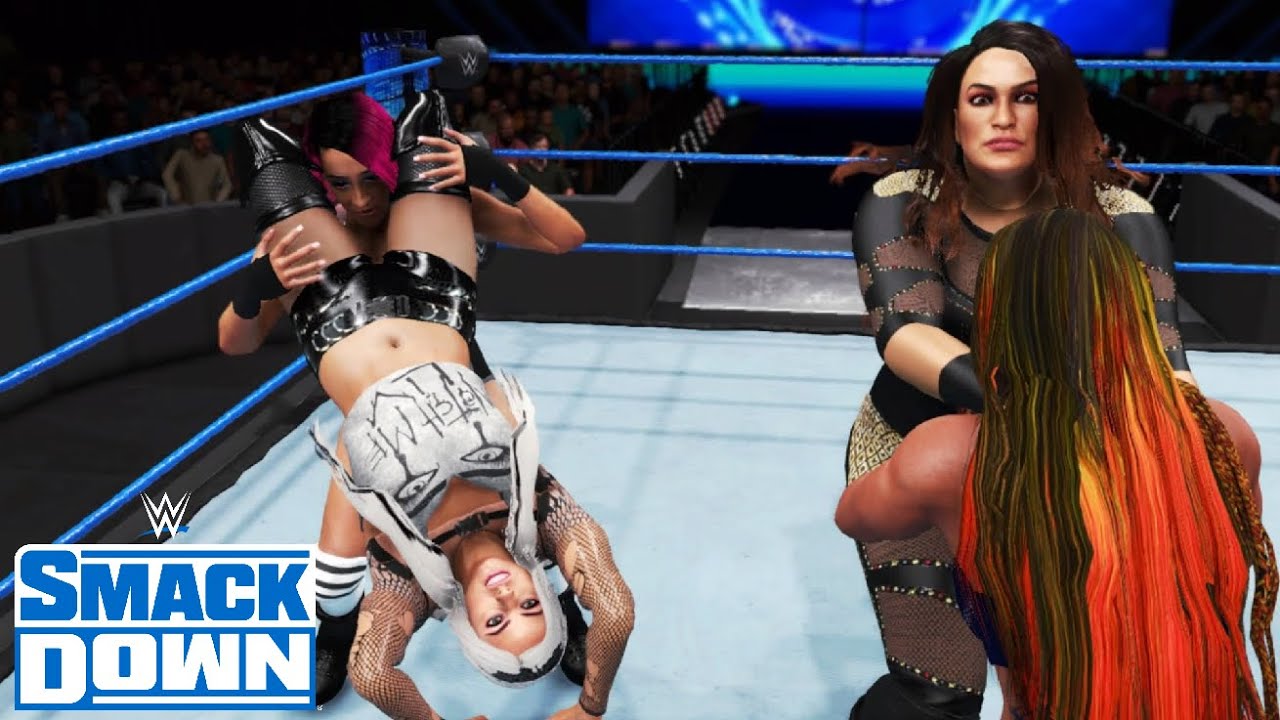WWE 2K20 SMACKDOWN LIV VS NIA VS EMBER VS DAKOTA FATAL FOUR WAY ELIMINATIONS