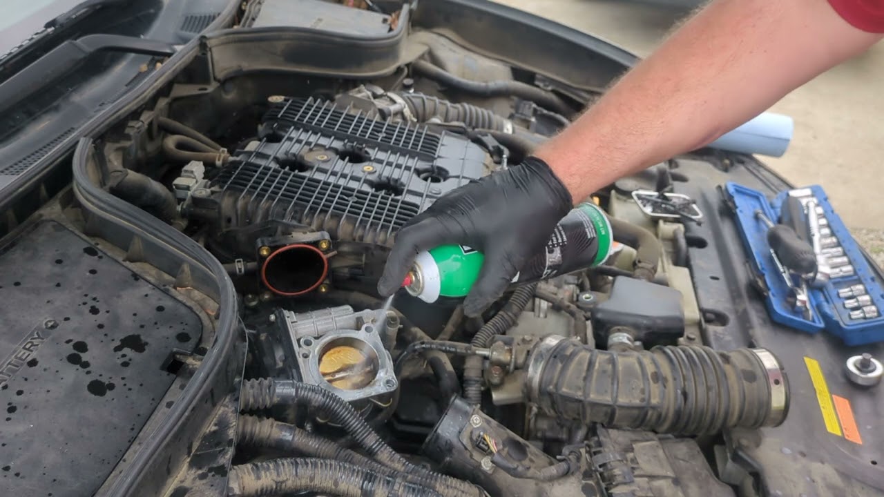 2008 Infiniti G35 throttle body cleaning