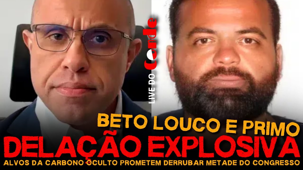 Live do Conde Especial | Delação explosiva: alvos da Carbono Oculto prometem derrubar Congresso