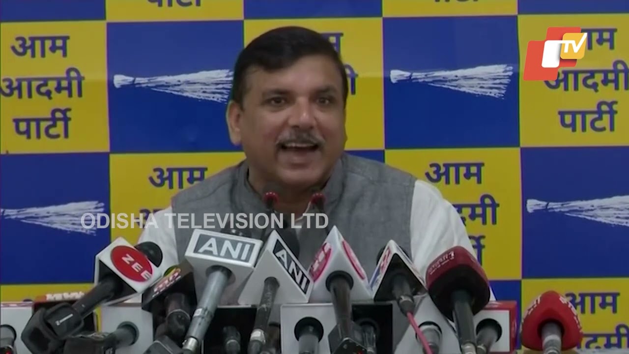 AAP MP Sanjay Singh slams BJP over CBI raid on Manish Sisodia'a residence