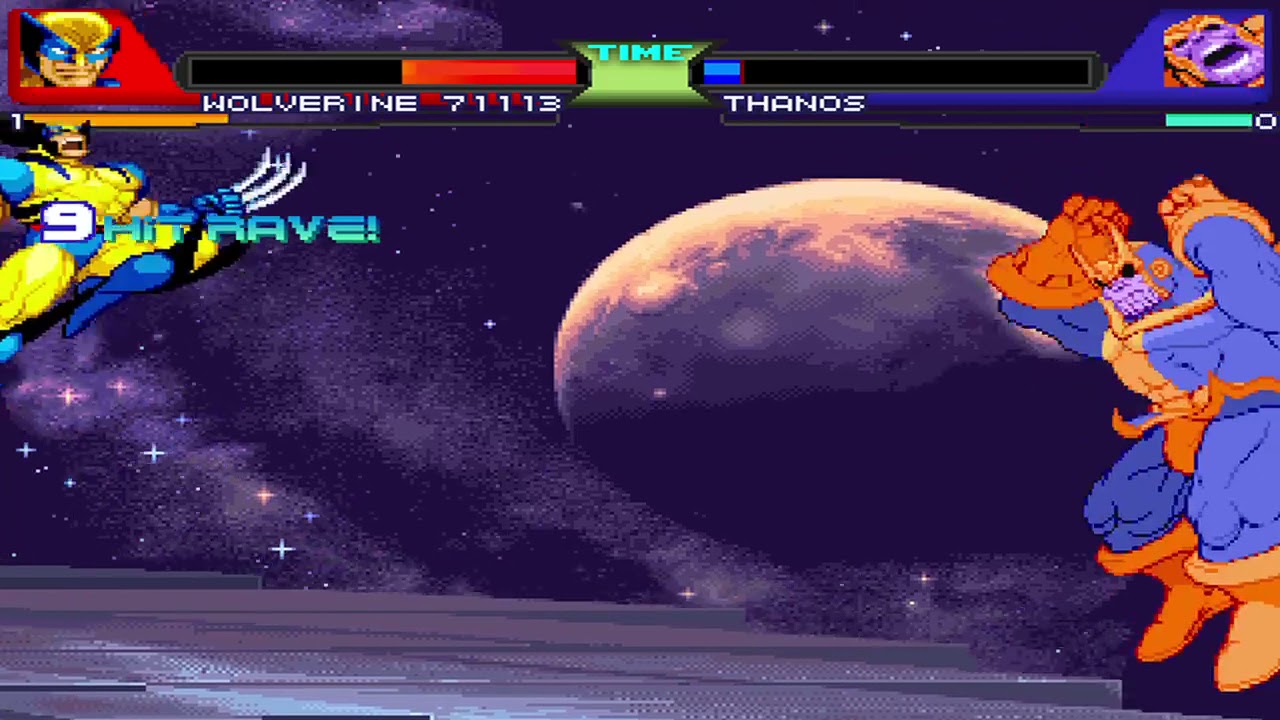 NICK54222 MUGEN: Wolverine VS Thanos