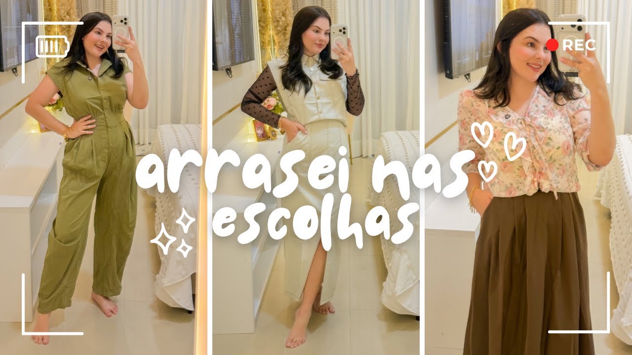 PEDI MAIS DE R$ 1000,00 em LOOKS MODESTOS LÁ NA SHEIN / Conjuntos, saias, blusas 