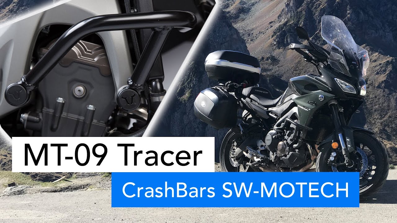 Yamaha MT09 Tracer - Montage CrashBars SW-MOTECH