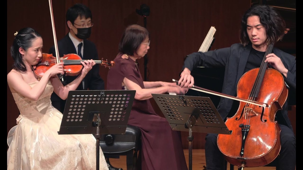メンデルスゾーン：ピアノトリオ第１番  岩崎淑/篠原悠那/笹沼樹【国際音楽祭ヤング・プラハ創立３０周年記念演奏会 in Tokyo】