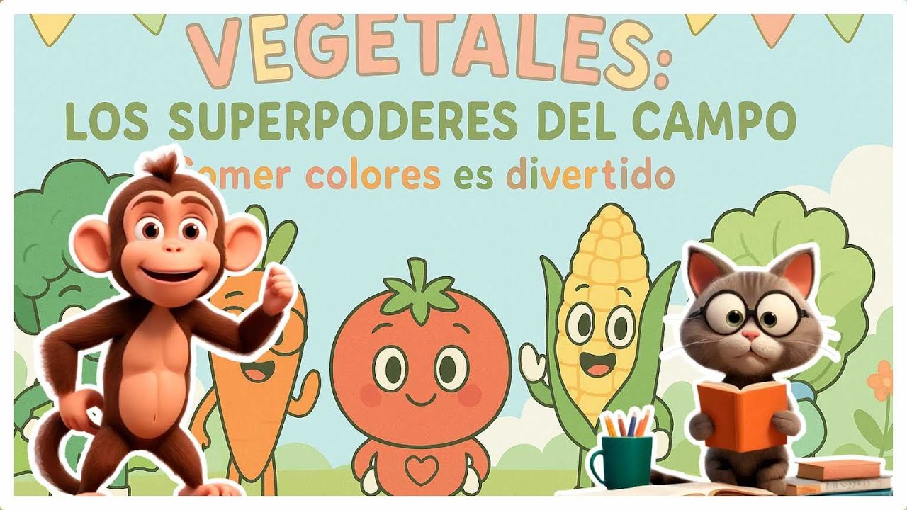 🥦 Las Verduras: Los Superpoderes del Huerto | Aprende Alimentación Saludable