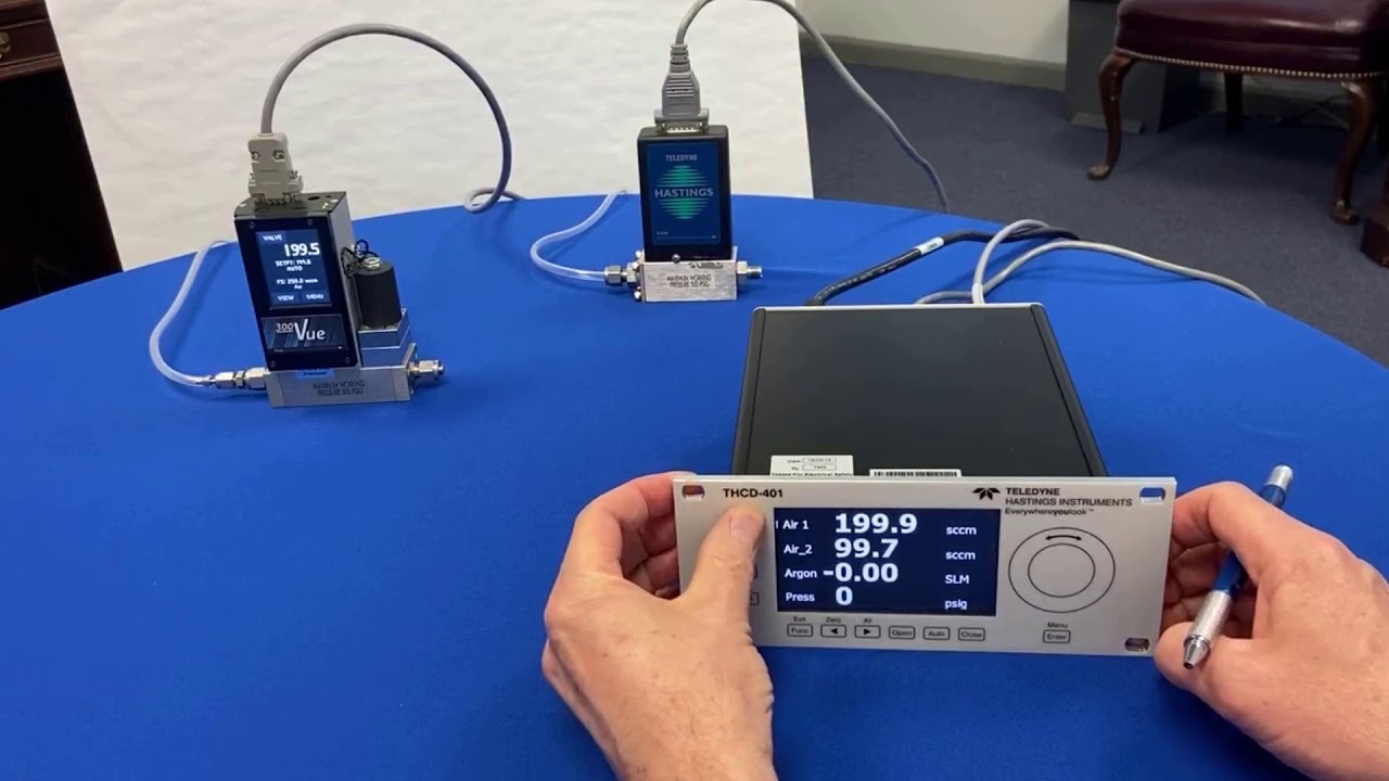 Using Mass Flow Controllers for Ratio Control of Gas Flow