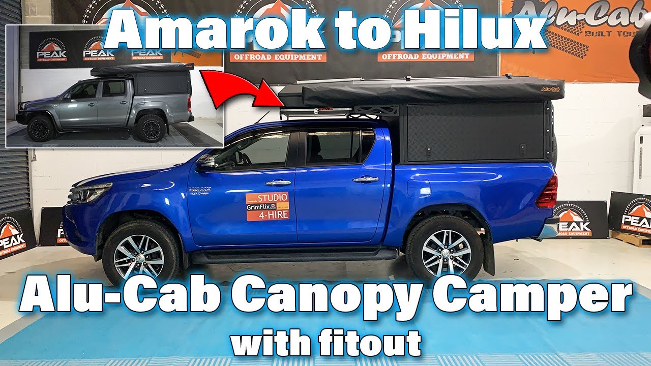 Amarok to Hilux: Alu-Cab Canopy Camper with Fitout