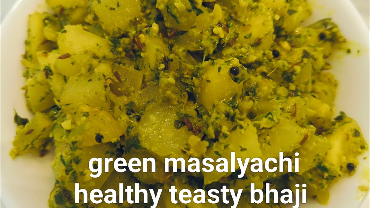 Green masalyachi healthy teasty bhaji 😋😋